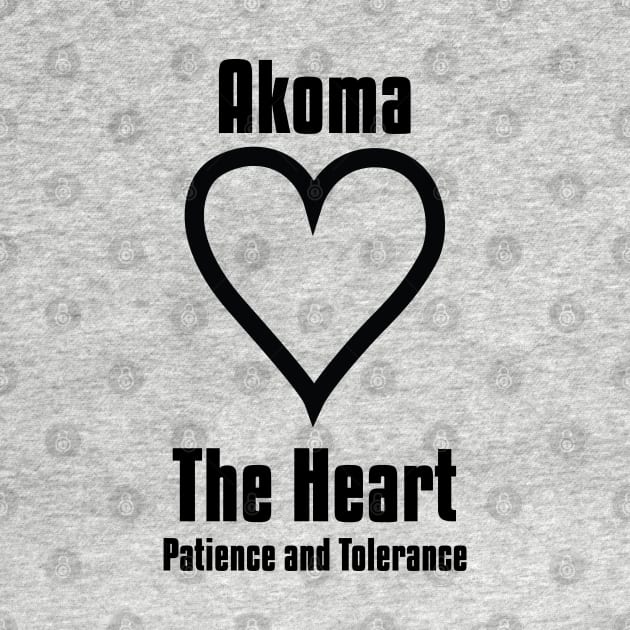 Akoma | Adinkra Symbol | African | African American | Black Lives by UrbanLifeApparel